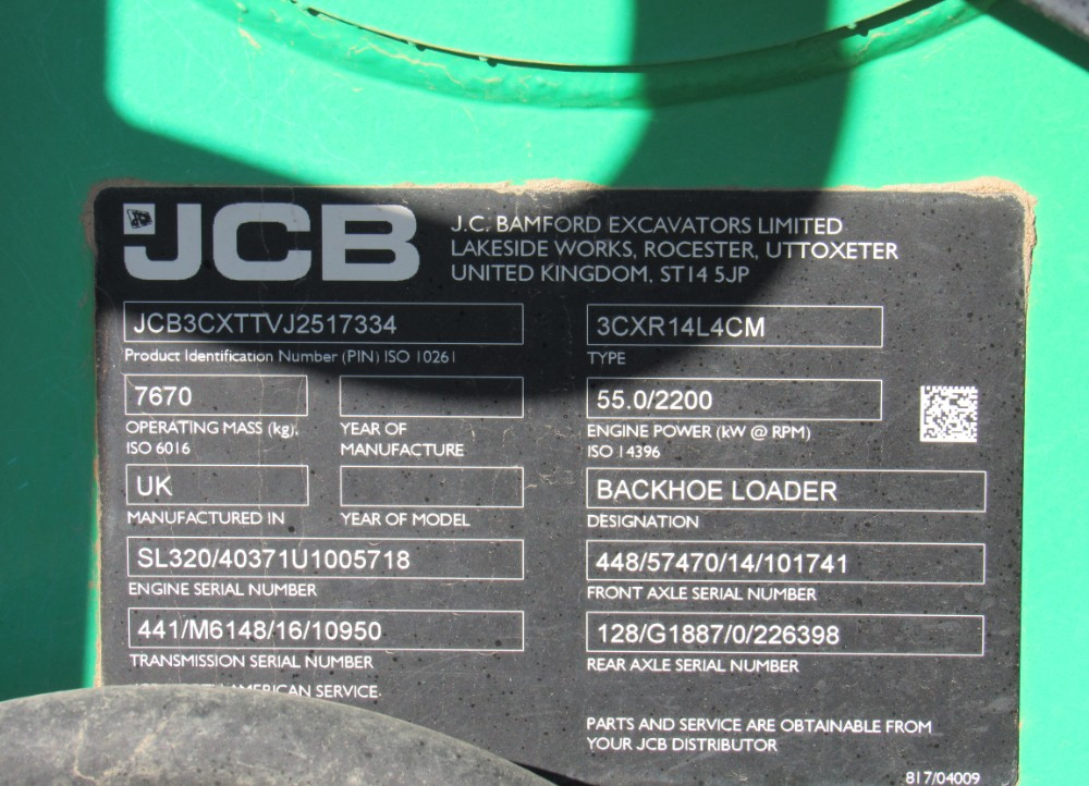 2018 JCB 3CX - Image 12