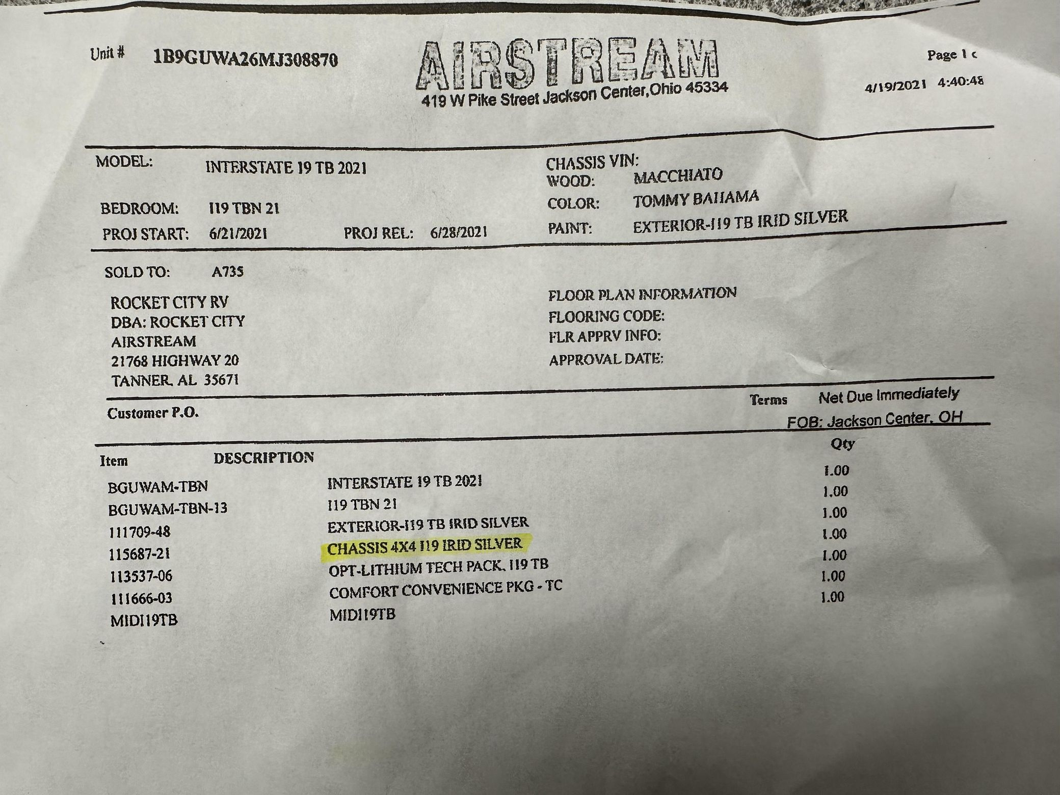 2020 Airstream Interstate 19 Tommy Bahama Edition 4x4 - Image 50