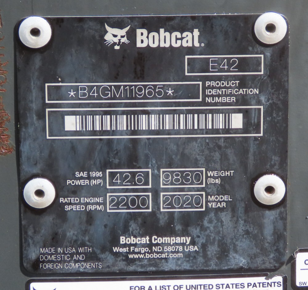 2020 Bobcat E42 - Image 27