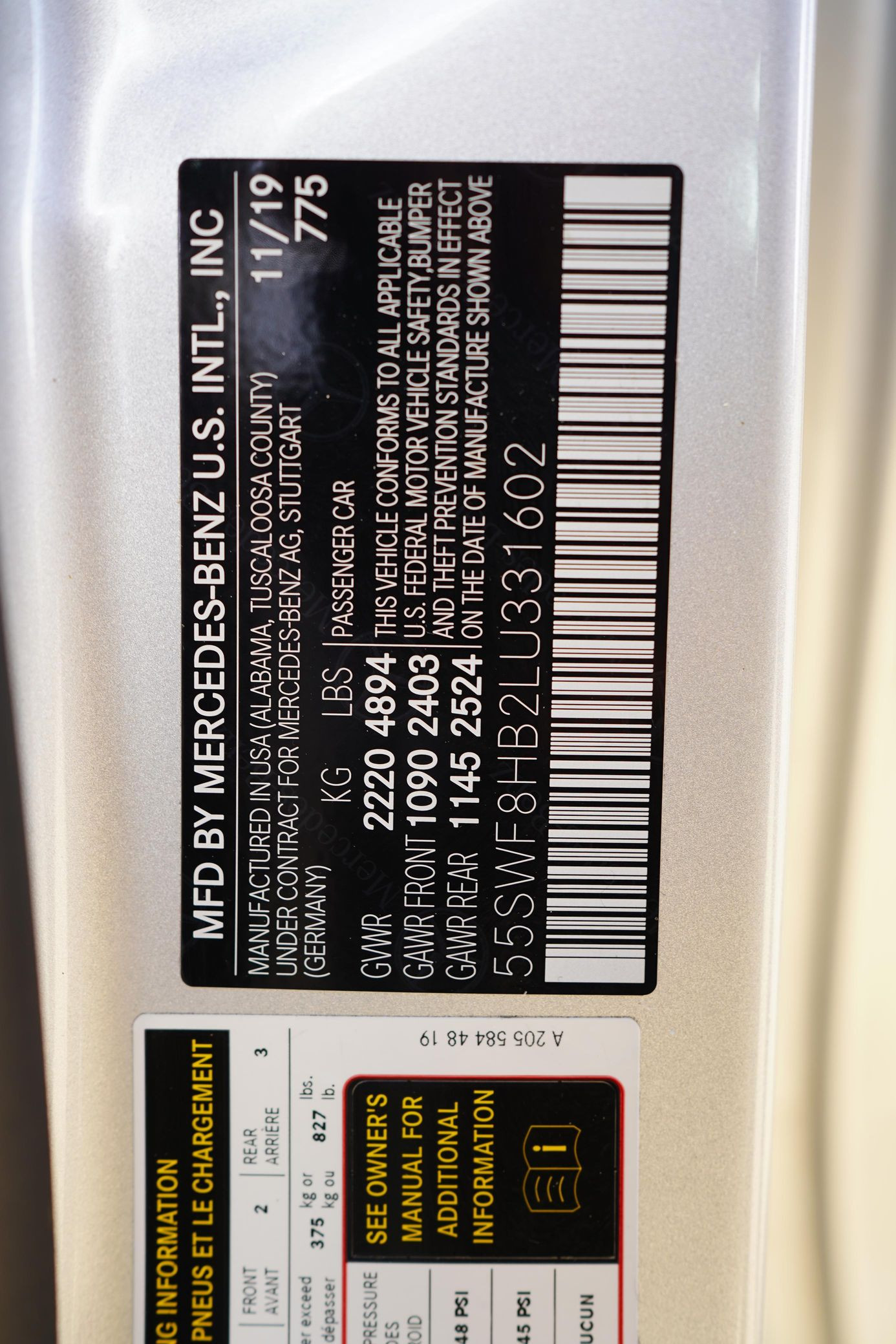 2020 Mercedes-Benz C-Class AMG C63 S - Image 57