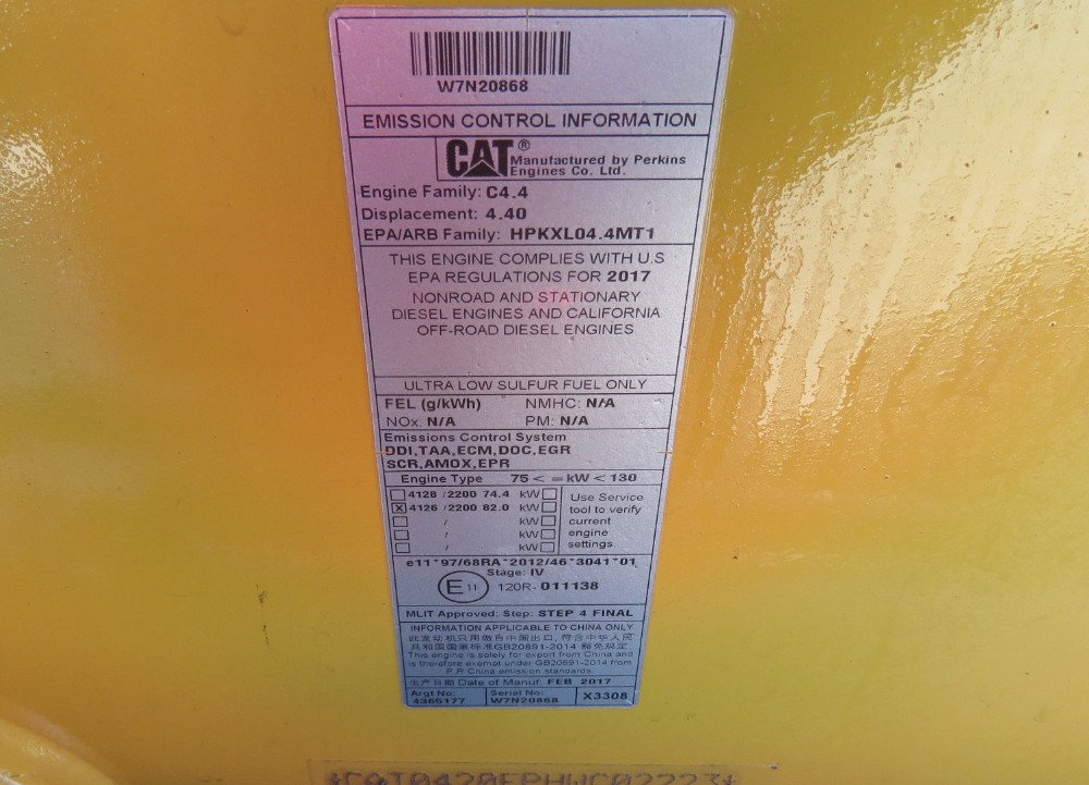 2017 Caterpillar 420F2 - Image 45